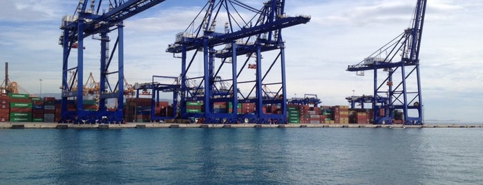 Piraeus Container Terminal (COSCO) is one of สถานที่ที่ Tolga ถูกใจ.