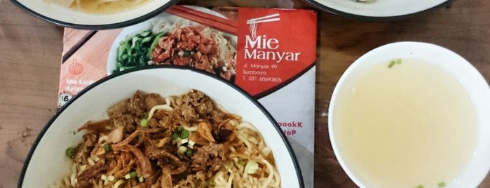 Mie Manyar is one of Surabaya.