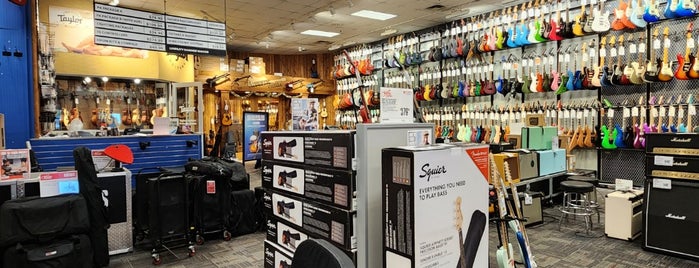 music stores