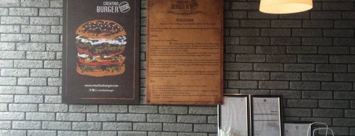 Creation Burger is one of Hashim 님이 좋아한 장소.