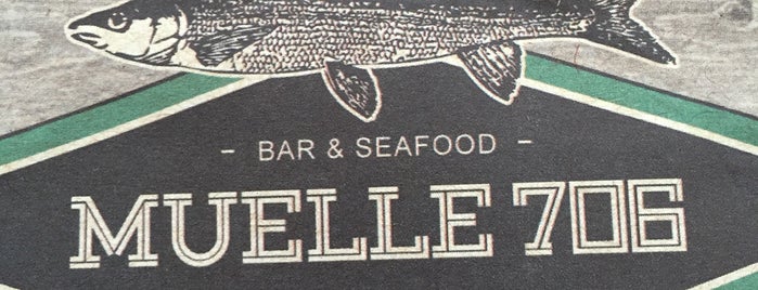 Muelle 706 Bar & Seefood is one of Visitar Con Day.