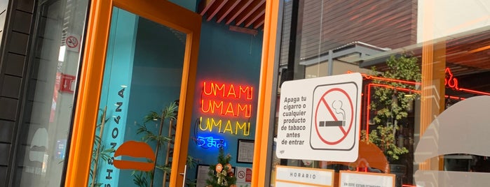 Umami Burger is one of En Queretaro.