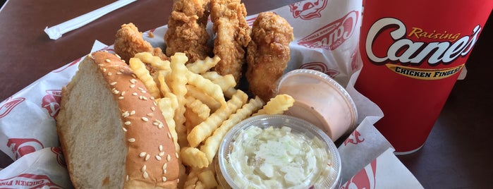 Raising Cane's Chicken Fingers is one of Eating places to try.