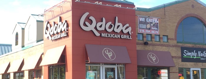 Qdoba Mexican Eats is one of London.