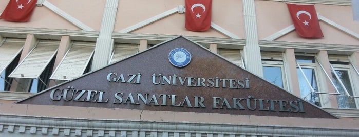 Gazi Üniversitesi Güzel Sanatlar Fakültesi is one of Tempat yang Disukai Taner.