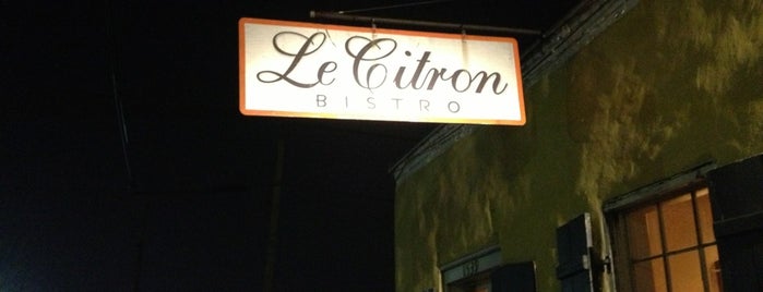 Le Citron Bistro is one of Offbeat's favorite New Orleans restaurants.