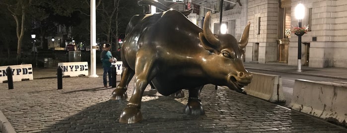 Charging Bull is one of NYC Downtown.