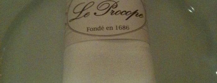 Le Procope is one of Paris food.