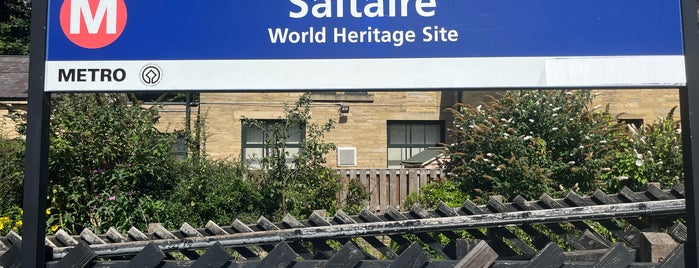Saltaire Railway Station (SAE) is one of West Yorkshire MetroCard Challenge.