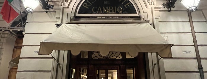 Del Cambio Ristorante is one of Italy Epicurious.