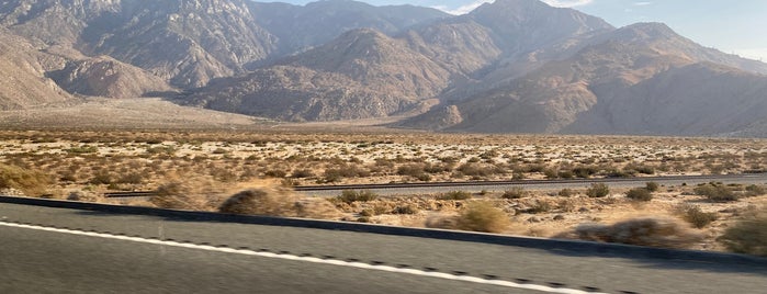 Snow Creek Canyon is one of Palm Springs.