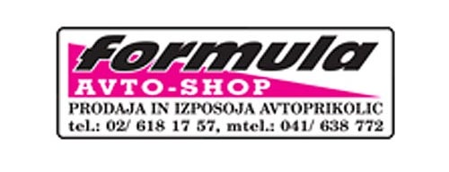 AVTO SHOP FORMULA - TRGOVINA, MEGLIČ JELKA, s.p. is one of Pirs2014.