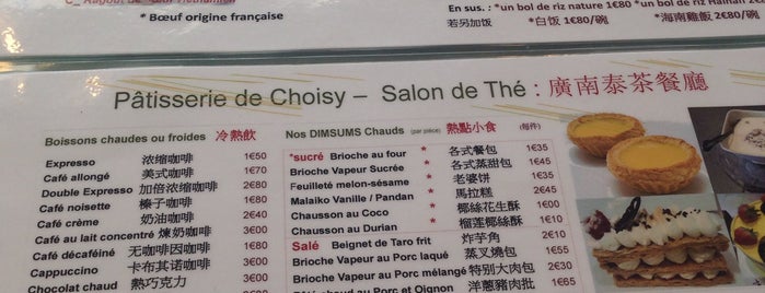 Pâtisserie de Choisy - Salon de Thé is one of Authentic Chinese food in Paris.