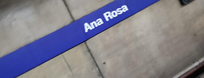 Estação Ana Rosa (Metrô) is one of Barueri-Ana Rosa via CPTM-Metrô.