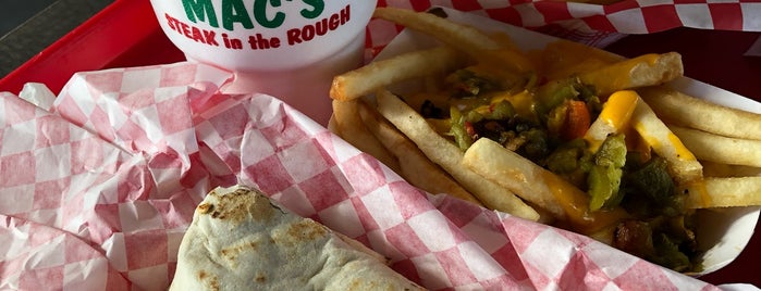 Mac's Steak in the Rough is one of The 11 Best Fast Food Restaurants in Albuquerque.