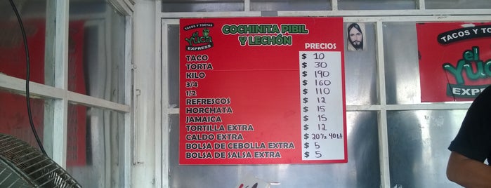 tacos y tortas el Yuca express is one of veracruz.