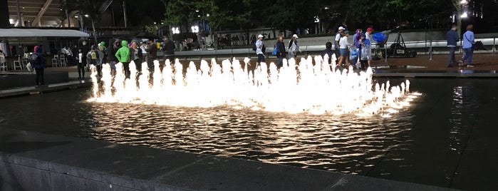 South Plaza Fountains is one of Great Outdoor and Swimmies.