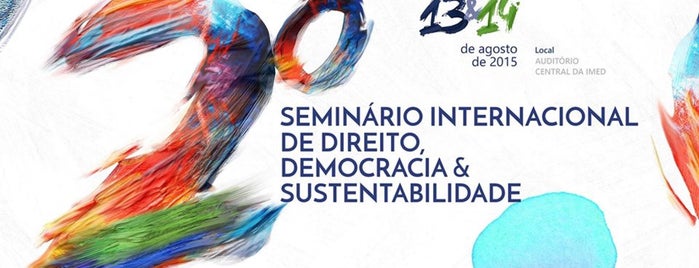 II Seminário Internacional de Direito, Democracia e Sustentabilidade is one of Lieux qui ont plu à Zé Renato.