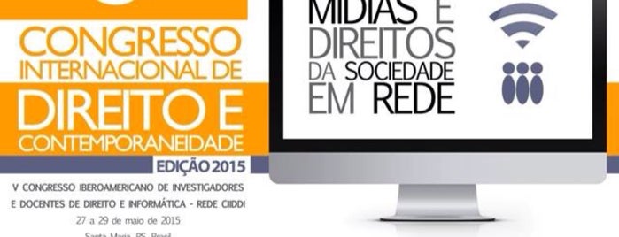 3º Congresso Internacional de Direito e Contemporaneidade is one of Locais curtidos por Zé Renato.