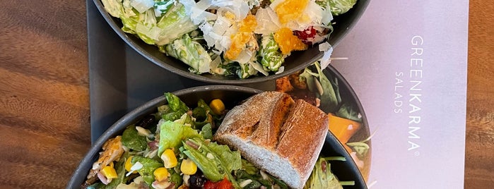 Greenkarma Salads is one of Salad bowls.
