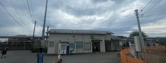 Musashi-Hikida Station is one of JR 미나미간토지방역 (JR 南関東地方の駅).