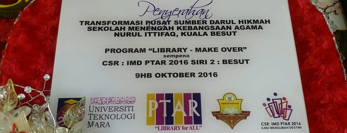 SMKA Nurul Ittifaq is one of Learning Centres, MY #1.