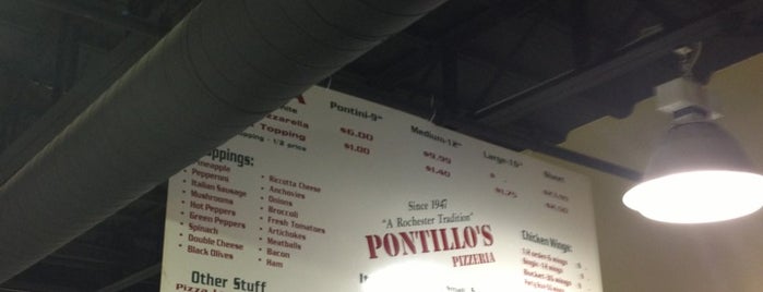 Pontillo's Pizzeria is one of rochesternypizza.blogspot.com.