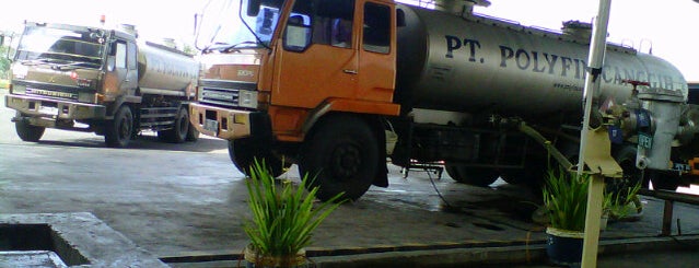 Tank Farm PT. Polyfin Canggih is one of go to work.
