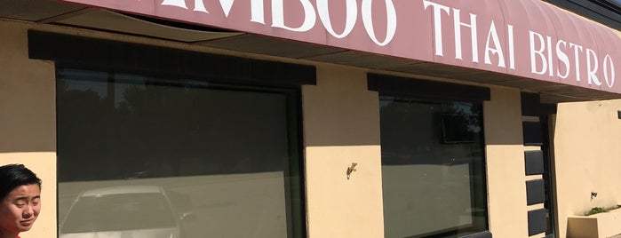 Bamboo Thai Bistro is one of Places my picky husband will eat at (non-BLT).