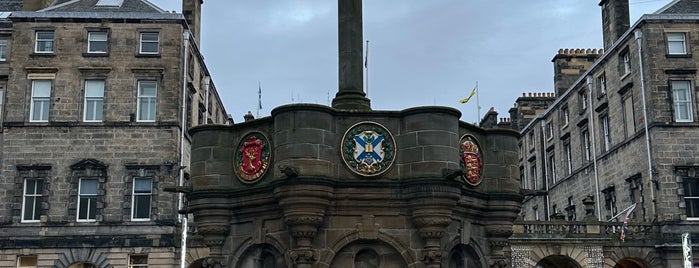 Mercat Cross is one of Edinburgh, Scotland.