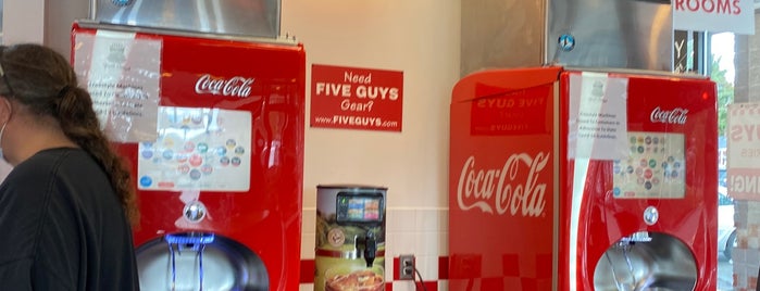 Five Guys is one of frequent-ish.