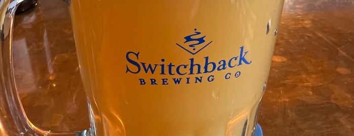 The Tap Room at Switchback Brewing Company is one of Breweries.
