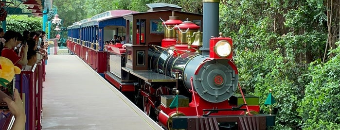 Hong Kong Disneyland Railroad is one of HK B4 NF.