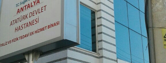 Ataturk Devlet Hastanesi Diyaliz ve Fizik Tedavi Ek Hizmet Binası is one of Selman'ın Beğendiği Mekanlar.
