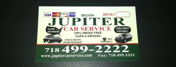 Jupiter Car Service is one of In & around Park Slope.