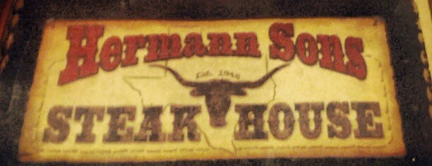 Hermann Sons Steakhouse is one of สถานที่ที่ Andy ถูกใจ.