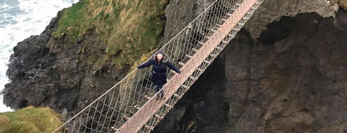 Carrick-a-Rede Rope Bridge is one of Ireland.