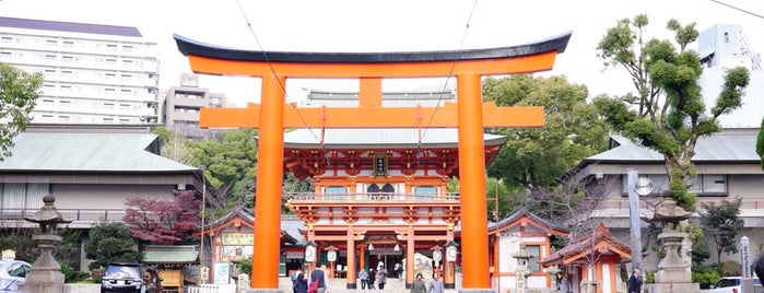 Ikuta-jinja Shrine is one of Kobe-Japan.