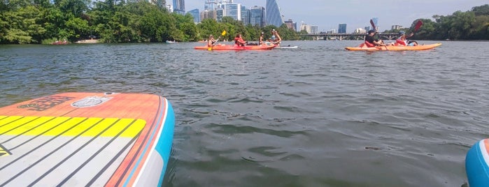 Lady Bird Lake @ Kayak/canoe Dock is one of Austin Adventures.