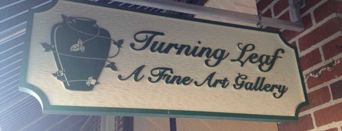 Turning Leaf Art Gallery is one of Fine Art in the South!.