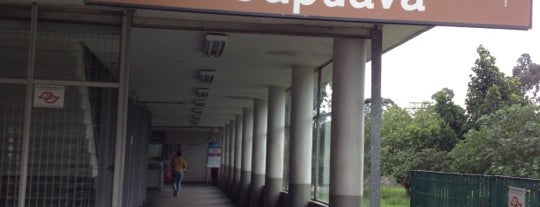 Estação Capuava (CPTM) is one of Tempat yang Disukai Alberto Luthianne.