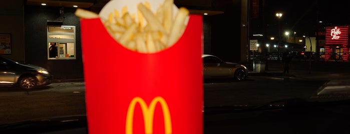 McDonald's is one of 20 favorite restaurants.