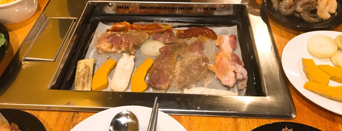 Jeju Korean BBQ is one of Kuching food.
