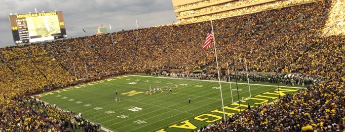 Michigan Stadium is one of Big Ten Football Stadiums.