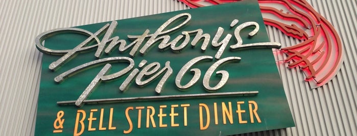 Anthony's Pier 66 & Bell Street Diner is one of Caroline’s Liked Places.