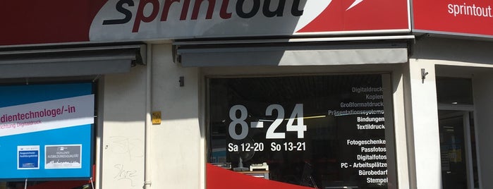 Sprintout Digitaldruck is one of สถานที่ที่ Jens ถูกใจ.
