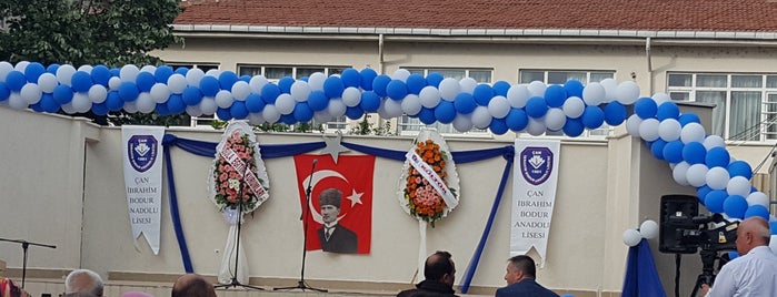 Çan İbrahim Bodur Anadolu Lisesi is one of glgn.