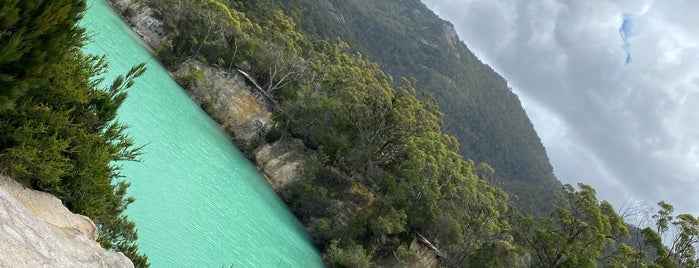 Little Blue Lake is one of Tasmania.
