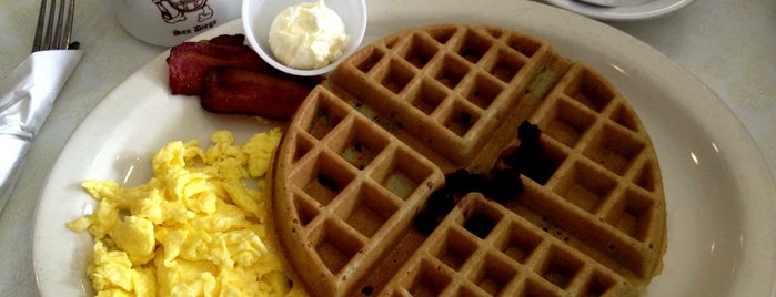 The Waffle Spot is one of The 13 Best Places for a Country Ham in San Diego.