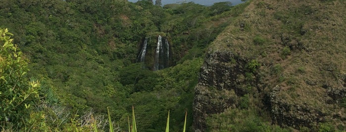 Opaekaa Falls is one of Kauai, Hawaii.